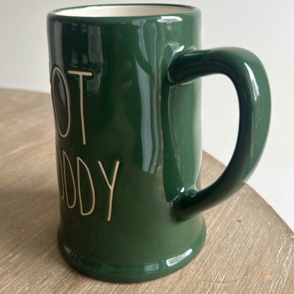 Rae Dunn Green “HOT TODDY” Tall Ceramic Stein Mug - Picture 4 of 10